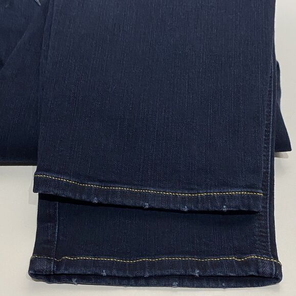 Torrid Bombshell Straight Jeans Women's 22 Tall Dark Wash Elastic Waistband EUC - Picture 5 of 8